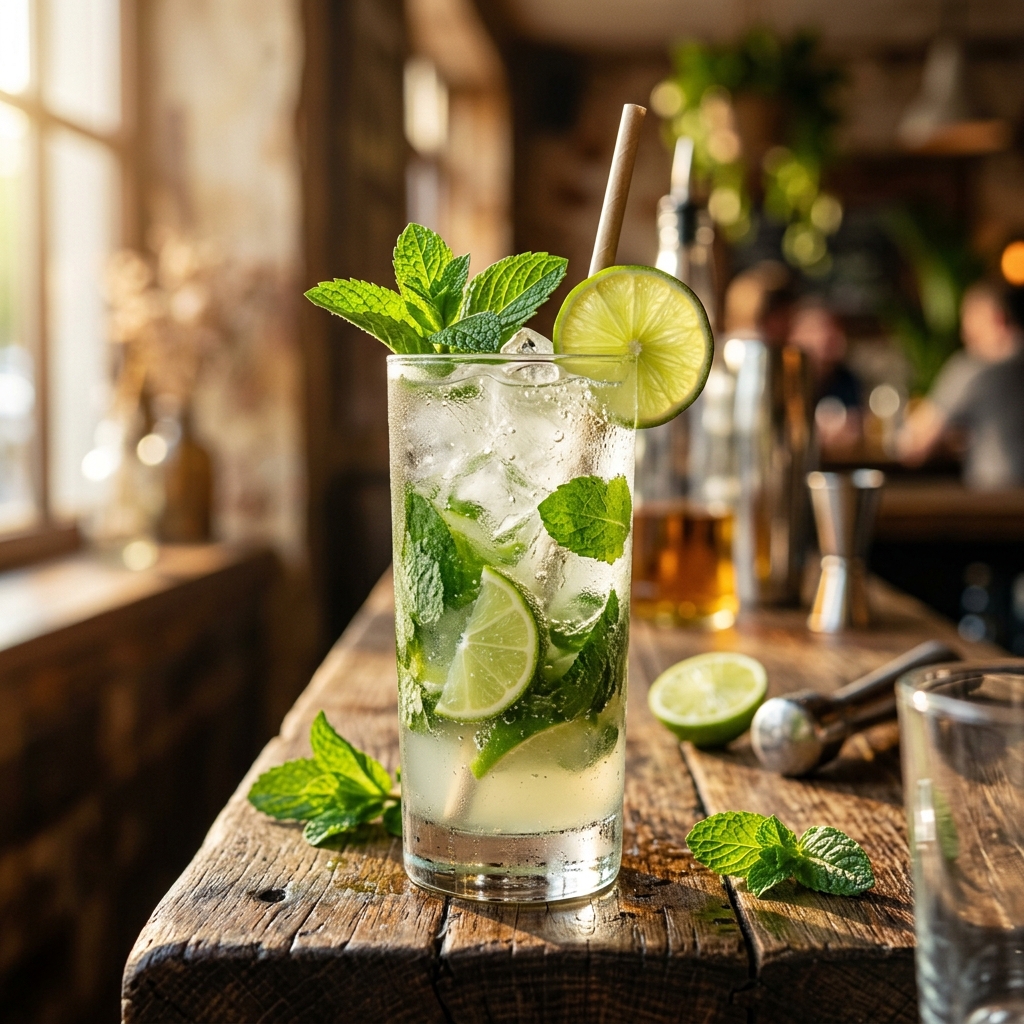 Fresh cocktails at Mojitos HTX