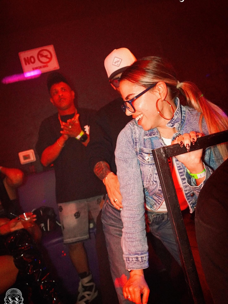 Lively dancing and crowd at Mojitos HTX